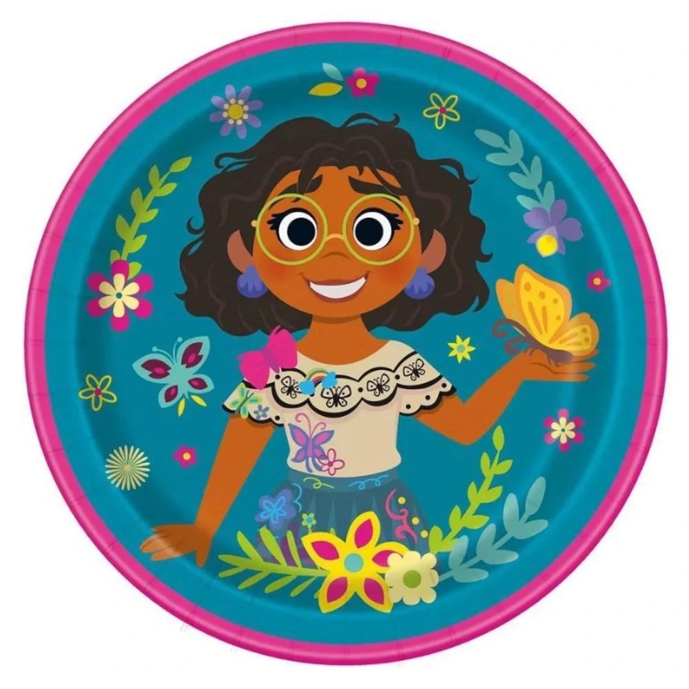 🩶5/$30 Disney’s Encanto Cake Snack Small Party Plates Set of Two 8 Pack NEW